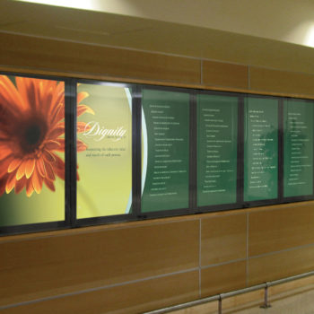 Digital donor recognition display at St. Joseph’s Hospital
